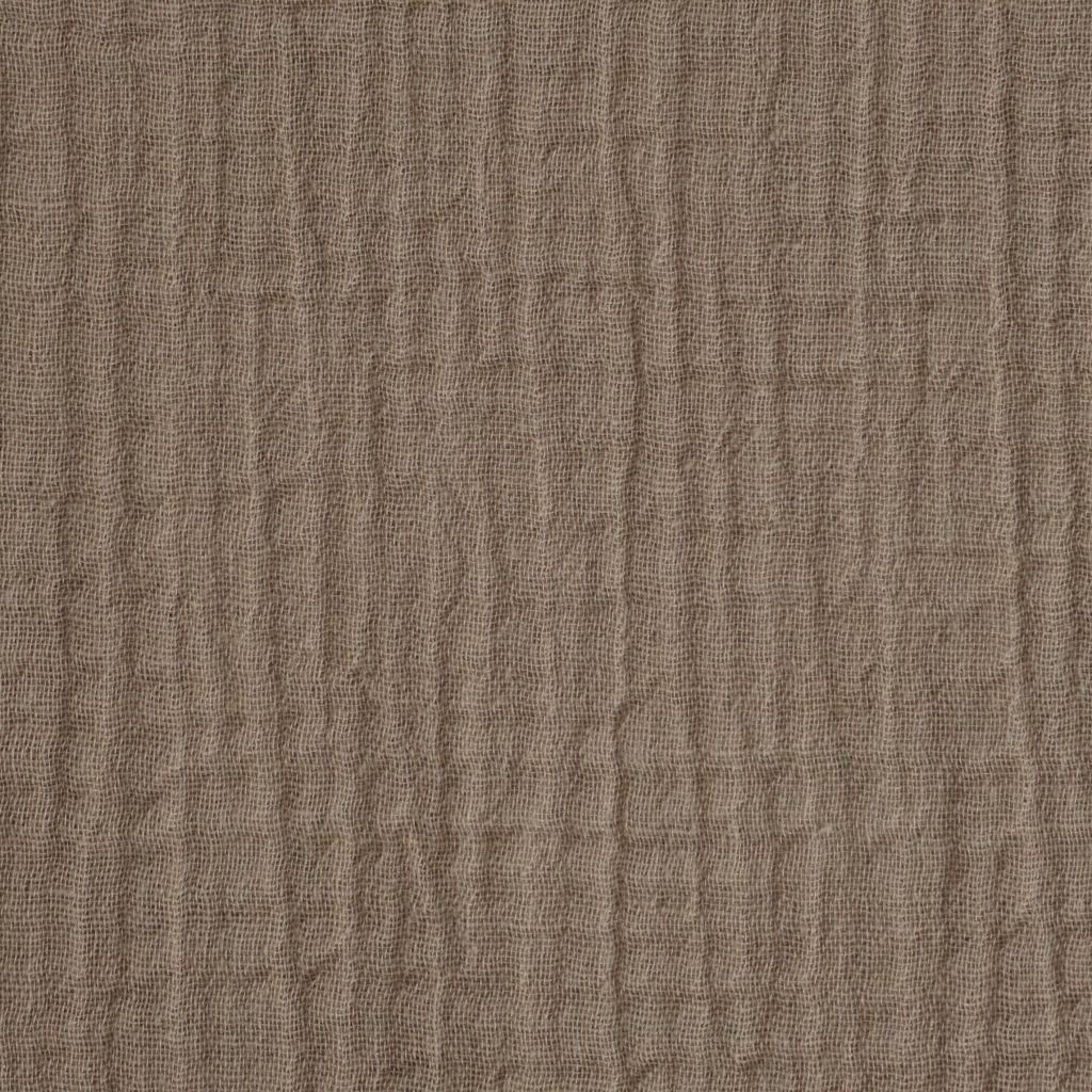 Musselin Double Gauze uni beige